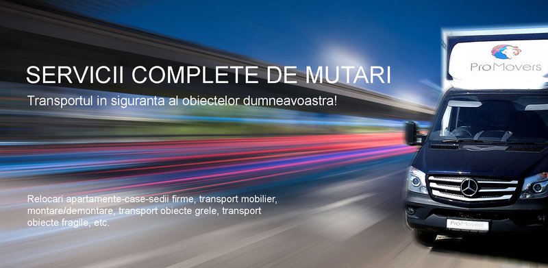 Pro Movers - servicii profesionale de mutari si transport